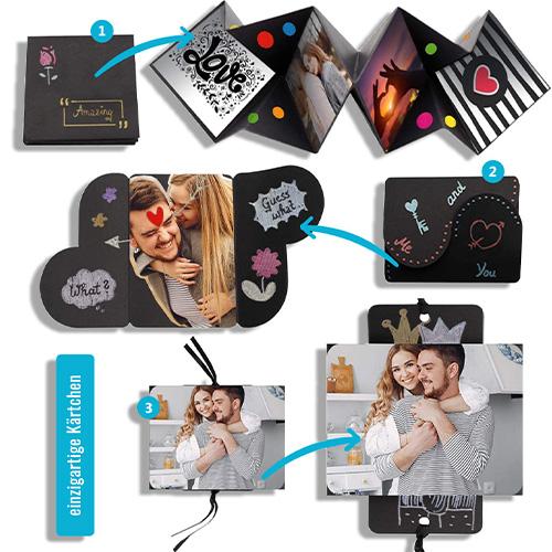 Bundle-Set | Personalisierter Ring + DIY Pop-up Fotobox